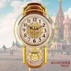 Vintage Swing Clock Wall Clocks Home Decor Living Room Hanging Tables 3d Bedroom Silent Quartz Watch Mechanism Reloj Gift SC378 211112