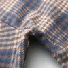 Giacca da camicia di lana spessa a maniche lunghe scozzese da donna 24 colori Giacca invernale calda vintage oversize Top elegante primavera ragazza OutwearT0N431T 210930