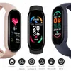 2021 M6 Smart Watch Mężczyźni Kobiety Dzieci Smartwatch Tętno Monitor Sportowy Fitness Bransoletka dla iPhone Xiaomi Redmi Android Zegarki