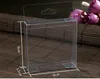 Gift Wrap 50pcs 6*6*1.5cm Clear Plastic Pvc Hook Box Packing Boxes For Gift/Phone/candy/cosmetic/craft Square Transparent Box1 Factory price expert design Quality