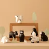 Kids Room Decoration Cute Animal Ceramic Toy Ceramic Desk Decoration Small Animal Ceramic Ornaments Children's Room Ornaments Children gift