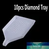 10st / set diy diamantbricka borrplatta målning tillbehör kvadratiska form diamantmålning korsstygn broderi plast verktyg