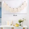 Nieuwe Macrame Muur Opknoping Tapestry Katoen Touw Tassel Hand Geweven Boheemse Tapijt Geometrische Kunst Mooie Woonkamer Home Decor 210310