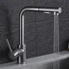 Kitchen Faucets Modern Style Brushed Nickel Pull Out Tap Single Handle Cold & Water Function AT9208BN