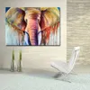 Самое бескорежное абстрактное искусство искусства Слон стены искусства печать Холст картина украшения для гостиной декор животных картина без помех