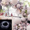 5m / Roll Ballong Tillbehör Kedja Bröllopsinredning Helium Latex S PVC Gummi Arch Birhday Party DIY Tillbehör Y0622