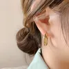 Hoop Huggie – boucles d'oreilles Double en argent Sterling 925 pour femmes, bijoux de fête de tempérament tendance, 2021