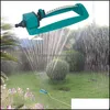 Équipements d'arrosage Fournitures de jardin Patio, Pelouse Accueil Matic Arroseurs 15 trous Swing Plastique Tube en acier inoxydable Arroseur 2 Côté Erage Fo