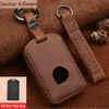Lederen Auto Key Case voor S90 V90 XC40 XC90 2015-2018 Smart Keyless Remote FOB Cover Protector Bag Auto-accessoires
