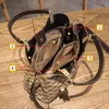 2022 Новый роскошный дизайнер Crossbody кожа Урожай мода Дамы Покупатель Сумка для женщин Маджонг Плед большие сумки