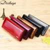 DICIHAYA LEALLY LEATHINE WILEINE WOLITS WARTERS LING LING LING SHIPPER WALLET Wallet Bag Bag Design Red Red 220225