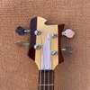 4003 four string electric guitar, bass cream overall, neck Brown decoration, chrome plated metal hardware