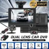 New 4.0 Inch Car DVR 3 Cameras Lens Dash Camera Dual Lens With Rearview Camera Video Recorder Dash Cam Auto Registrator Dvrs CSV