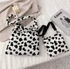 Soft Plush Leopard Pattern Female Bucket Shoulder Bag Elegant Women Purses Handbags Casual Large Capacity Ladies Mini Tote Bags Cross Body