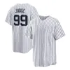 New York Yankees Baseball Jersey 99 Aaron 판사 야구 유니폼 2  Derek Jeter  26 DJ Lemahieu 45 Cole 27 Stanton 맞춤형 저지 Camisetas de Beisbol