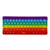 Sensory Push Toy Straps Decompression Silicone Game Board Anti-Stress Keyboards For Kids Adults Simple Dimple Anti Stress Finger Toy Tangentboard9044605