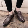 Slippers non glissant 6693 Marque Chaussures en cuir décontractées pour hommes luxueux Méniaire Monsieur résistant Gentleman Party High Quality
