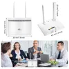 Routery 4G ROUTER WIFI Modem bezprzewodowy Wi -Fi karta SIM LTE CPE Mobile Hotspot Zewnętrzna antena dla kamery IP poza zasięgiem Wi -Fi