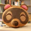 3style Animal Crossing Oreiller en peluche Doubutsu no Mori Coussin de canapé Tom Nook es Cadeaux de poupée en peluche pour enfants jour d'anniversaire 210728