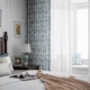 Curtain & Drapes American Country Pastoral Printing Curtains Blackout For Living Room Bedroom Finished Custom