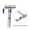 Mingshi Full Zinc Letre Safety Razor for Men Regolable 16 File Close Close Classic Double Edge Razors4787710