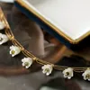 2021 Nya Naturliga Smycken Mode Vintage Valley Lily Flower Chokers Halsband för Kvinnor Present