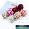 50/100 Stukken Kunstbloemen Groothandel Hoge Kwaliteit Flanel Rose Wedding Flower Wall Achtergrond Woondecoratie Accessoires1 Fabriek Prijs Expert Design