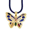 Pendant Necklaces Gothic Butterfly Necklace For Woman Statement Gift Collares Mujer Jewlery Gold Filled Insect Chain