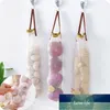 Kök Skräp Skräp Förvaring Bag Lökhållare Vegetabilisk Potatis Hängande Mesh Frukt Ginger Arrangör Container Vitlök Mat Saver Fabrikspris Expert Design