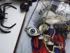 Vintage Brons Turkish l Evil Devil Eyes Halsband Pendel Punk BFF Statement Steampunk Choker För Kvinnor Häxa Gotisk Smycken Present