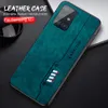 Luksusowa Skóra Skrzynka tekstowa dla Samsung Galaxy S21 S20 Ultra A51 A71 5G Moda Coque Ochrona Cover Fundas dla Galaxy Note 20 Ultra