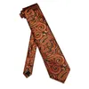 Cravates Bow Cravates Automne Hiver Arrivée Hommes 8cm Paisley Luxe Vintage Or Soie Cravate D'affaires Pour La Fête De Mariage Mâle Costume Accessoires Smal2