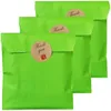 16 * 24 cm Multi-couleurs Kraft Papier Biscuits Sacs D'emballage Enveloppes Pad Fond Plat Biscuit Emballage Sac En Gros Coloré Bonbons Paquet Pochettes