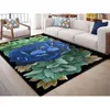 Abstract Flower Leaf Art Carpet For Living Room Bedroom Antislip Floor Mat Fashion Kitchen Area Rugs Y200527