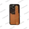 حامل بطاقة أزياء بطاقة معصمه للهاتف لـ iPhone 14 14pro 14plus 13 13pro 12 12pro 11 11 Pro Max XS XS XSMax Print Leather Case Case Luxury