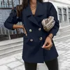 Women 2021 Fashion OL Coats ZANZEA Casual Spring Autumn Cardigan Female Suit Collar Ourwear Elegant Button Blazers Oversized X0721