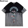 Krawat Dyeing Koszulka Mężczyźni Kobiety Lato Hip Hop Tshirts dla Mężczyzn Streetwear Odzież 210603