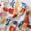 Zevity vrouwen sexy enkele schouder steen graffiti print boog slanke mini jurk vrouwelijke chique kant rits zomer strand vestido DS8200 210603