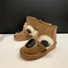 Bonitos animais crianças meninos meninas botas de neve sapatos australianos lã de alta qualidade crianças presente de natal criança boot
