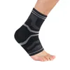 Ankelstöd 1PC Fotboll Basketball Anti Splied Protection Elastic Brace Inbyggd silikonskydd