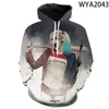 Sweats à capuche masculins 2022 Movie Suicide Team Clown Girl Halle Sexy Print Fashion Sweat à capuche Casual Style 3D Printing Women's Childr