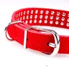 Collare per cani regolabile in pelle PU con strass al collo Collana per cani al piombo Rosa Animali domestici Pomerania Collare Canna al guinzaglio Cani EE5QY232f