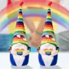 Party Supplies Rainbow Gnome Colorful Plush Gay Lesbian Doll Scandinavian Tomte Nisse Farmhouse Home Kitchen Decor RRE10771