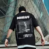 Zazomde 2021 T-shirt Camiseta Hip Hop Streetwear Homens Harajuku Imprimir Bolso Frontal Manga Curta Algodão Camisetas Casuais Tops Lotos G1229