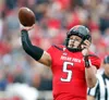 カスタムTTUテキサステックサッカーStitche Jersey Patrick Mahomes II Zach Thomos Tyler Shough Jerand Bradley Tyree Wilson Gilbert Ibeneme Robert Wooten Trevor Roberson