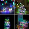 Elektronisk sträng ljus 3 lägen LED Fairy Lamp Garland Multi Color DIY String Lamp Christmas Party Garden Yard Decoration