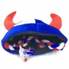 Cappelli da festa Halloween Fancy Cool Hat Bambini Adulto Bull Head Horn Clown Christmas Twisted Braid Cap