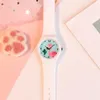 Wristwatches Silicone Candy Color Student Watch Girls Clock Fashion Flamingo Watches Children Wristwatch Cartoon Kids Quartz9615036