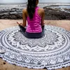 Beach mat tassels edge round Blanket beach towels Printed Picnic Camping mat Outdoors Sports pool Leisure Yoga pads Blanket9405163