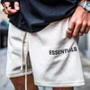 Verão Masculino Impressão Casual Sports Shorts Malha Respirável Street Trend Hip-hop Solto de 5 pontos Calças M-4XL